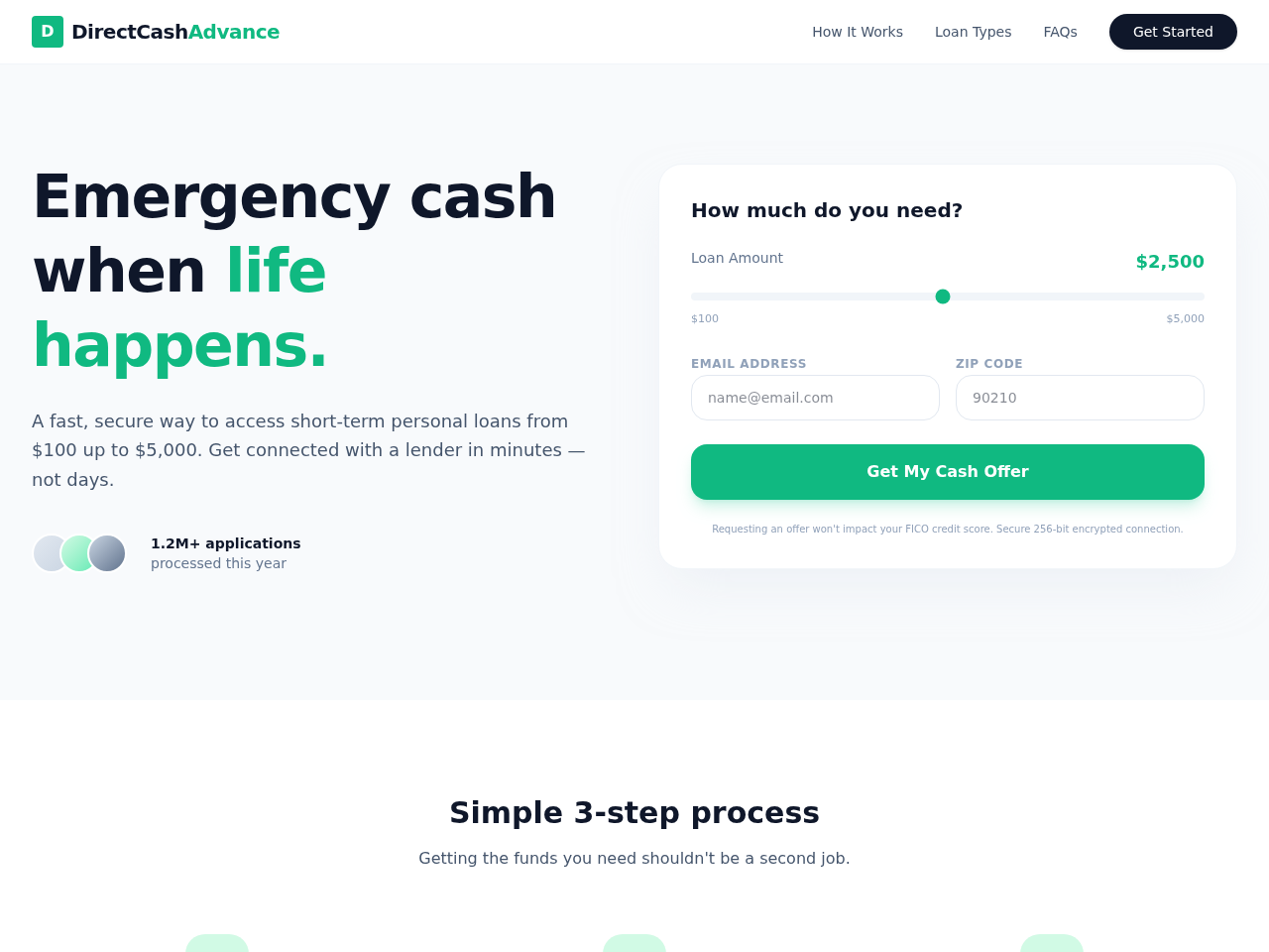 Direct Cash Advance